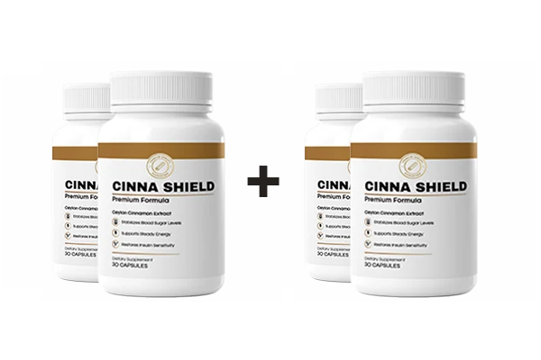 CinnaShield natural formula, 4 bottles